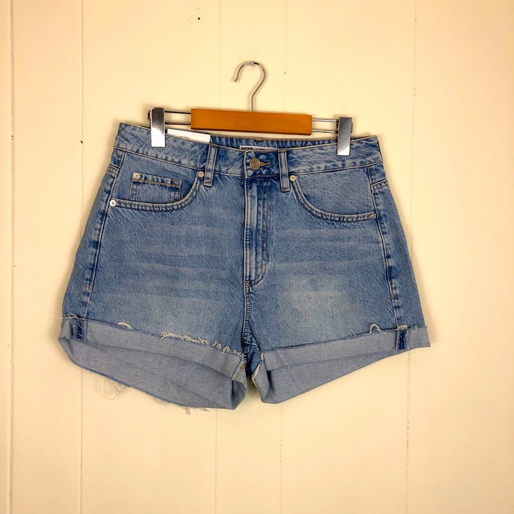 NWT Garage Mom Shorts Sky Blue Sz 29 - Picture 5 of 10
